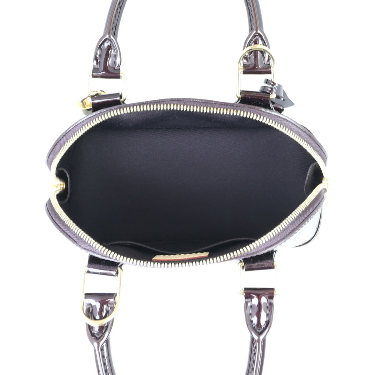 Louis Vuitton Alma BB Monogram Vernis Whole interior