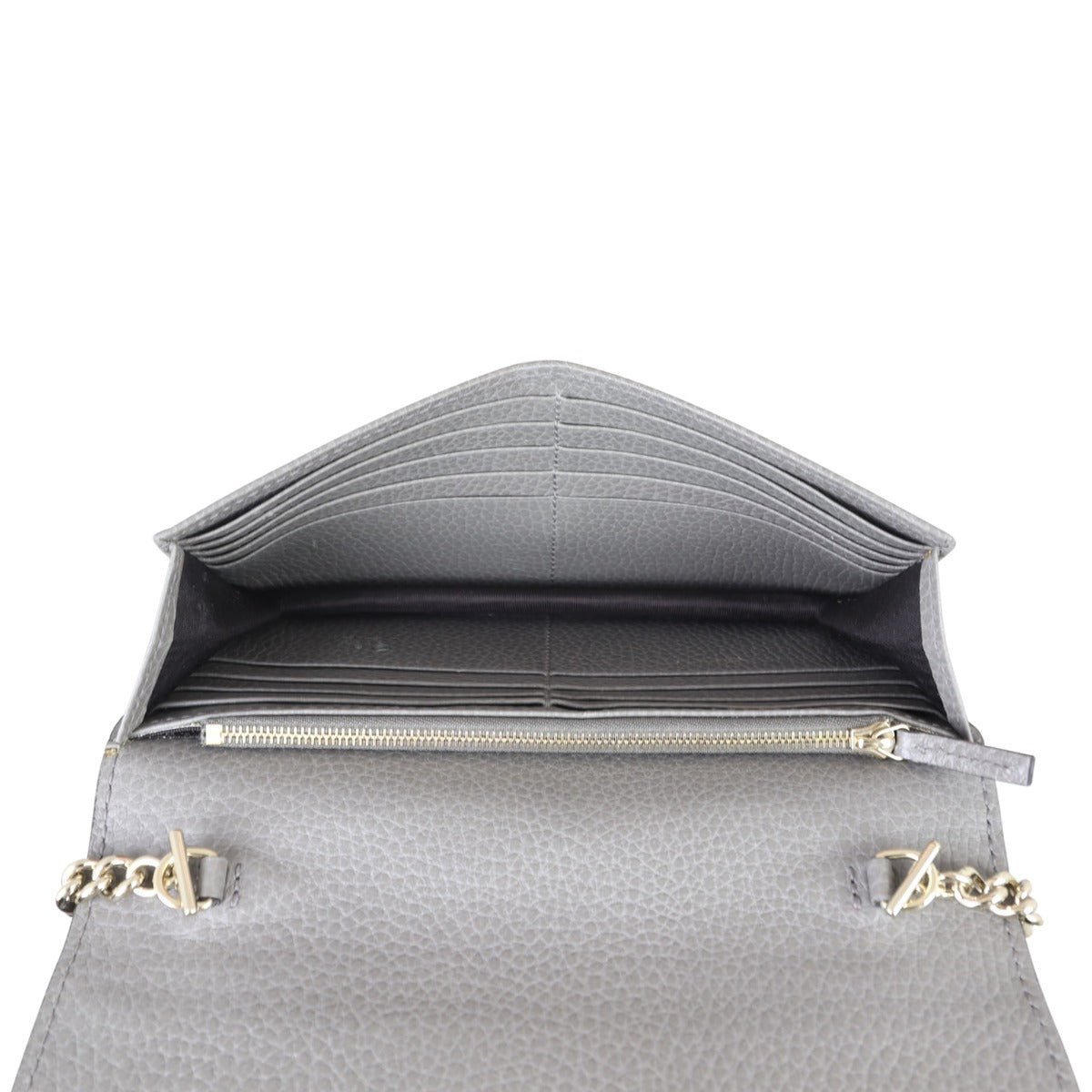Gucci Interlocking G Wallet on Chain Whole interior

