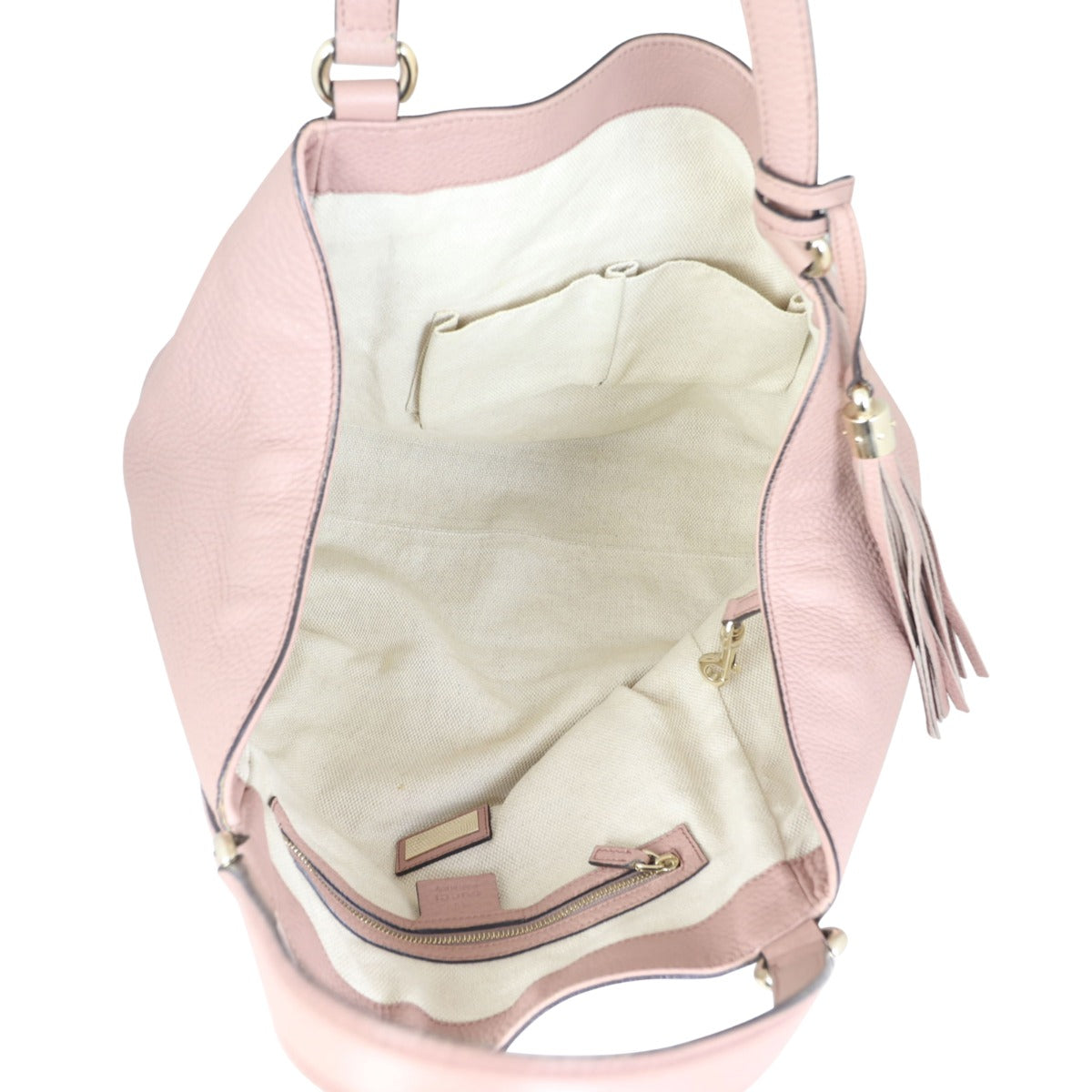 Gucci Soho Medium Tote Whole interior
