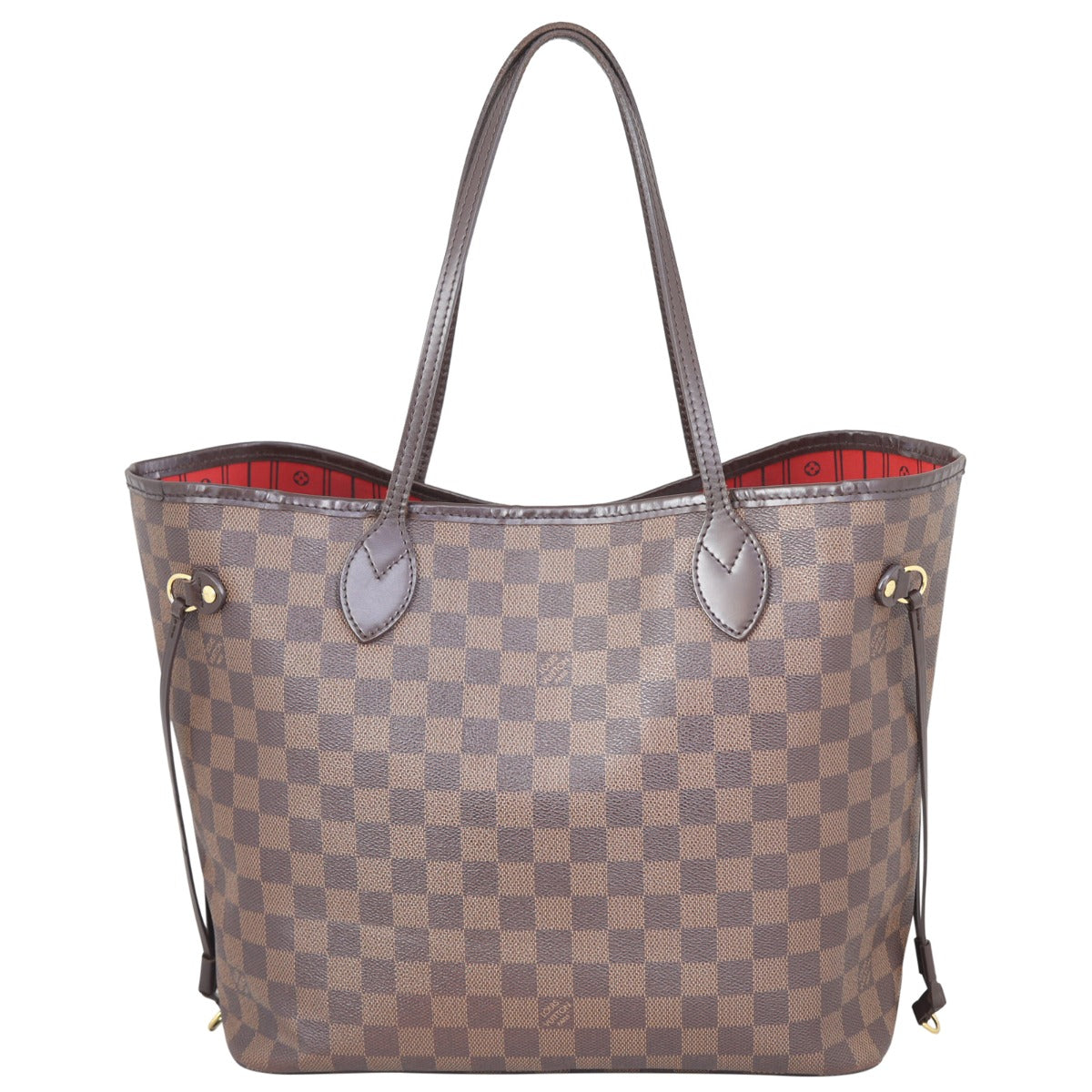 Louis Vuitton Neverfull MM Damier Ebene Back
