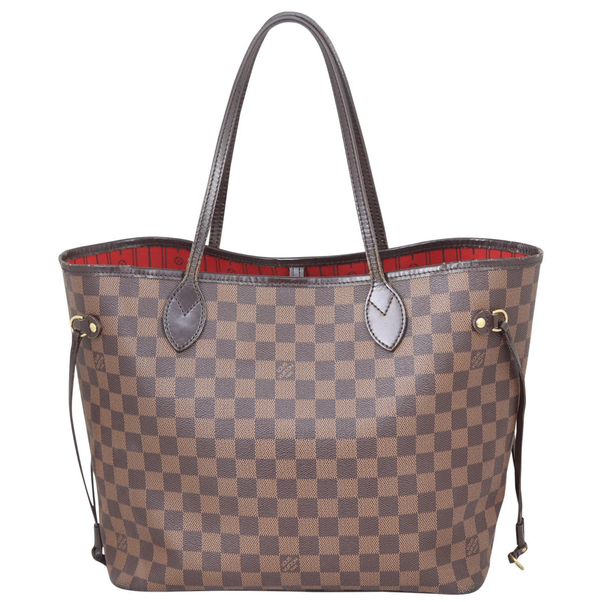 Louis Vuitton Neverfull MM Damier Ebene Back
