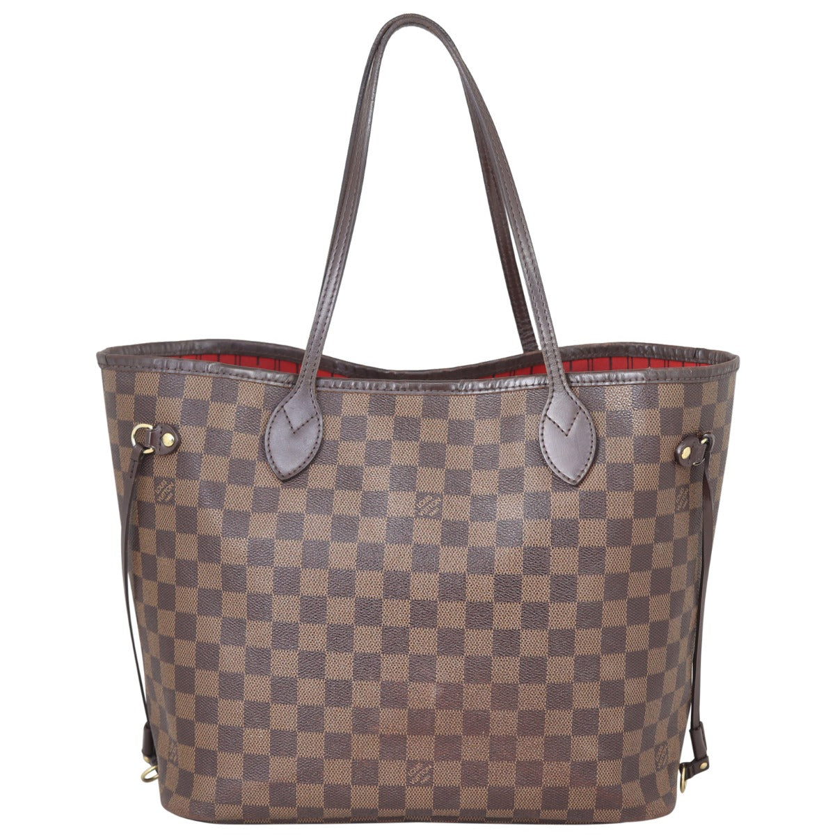 Louis Vuitton Neverfull MM Damier Ebene Back
