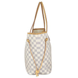 Louis Vuitton Neverfull MM Damier Azur Side

