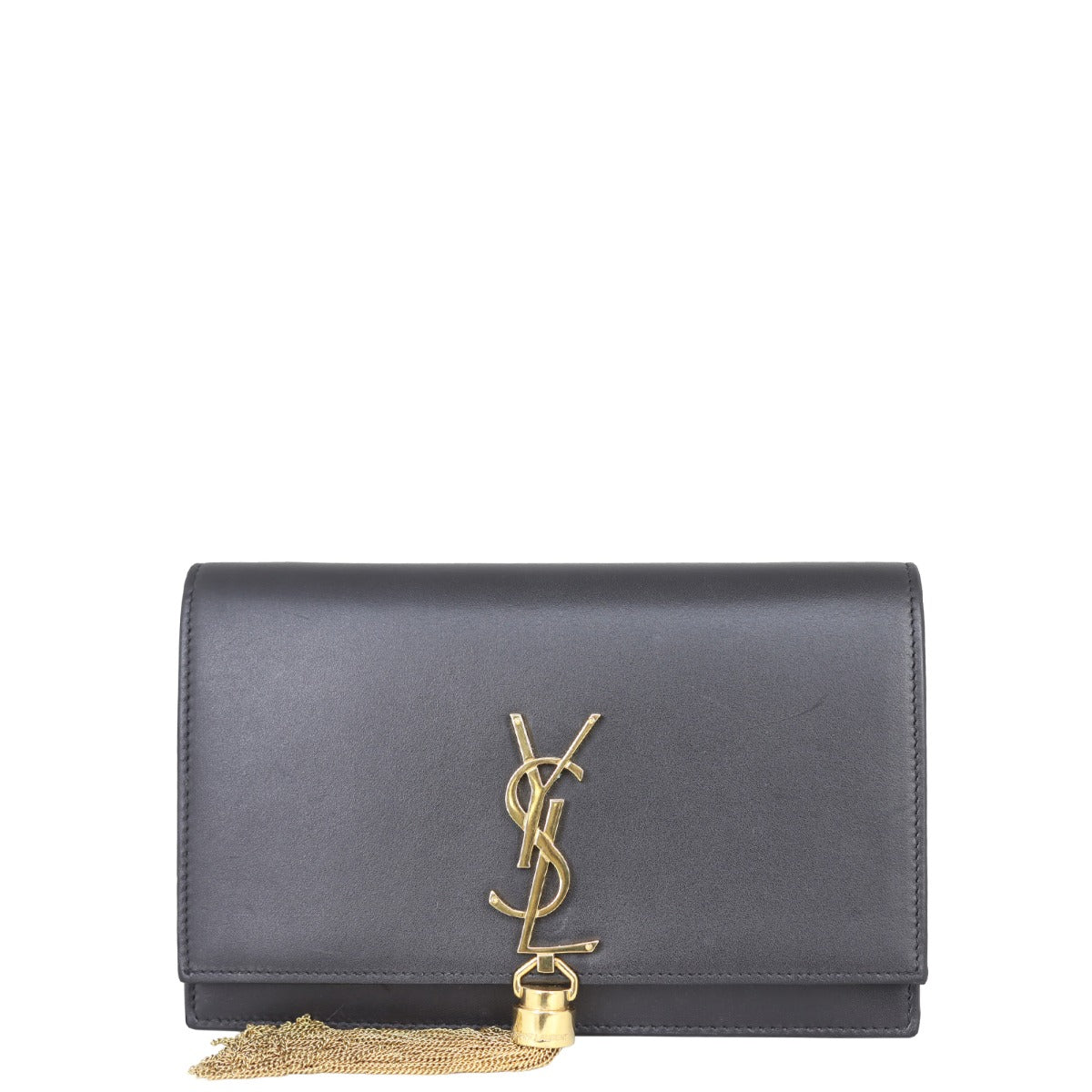 Saint Laurent Kate Tassel Chain Wallet Front
