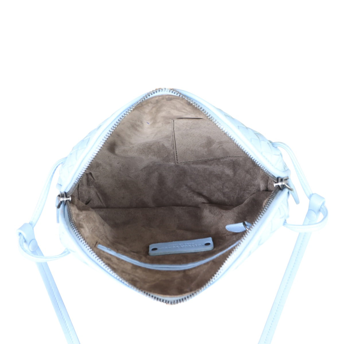 Bottega Veneta Intrecciato Nodini Crossbody Whole interior
