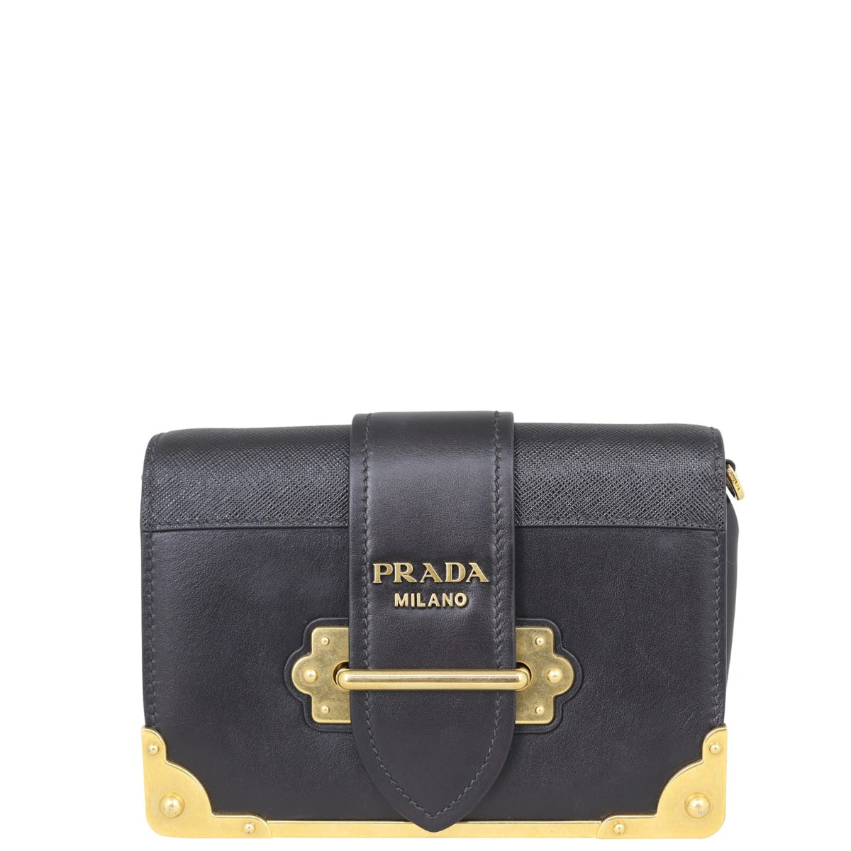 Prada Cahier Chain Shoulder Front
