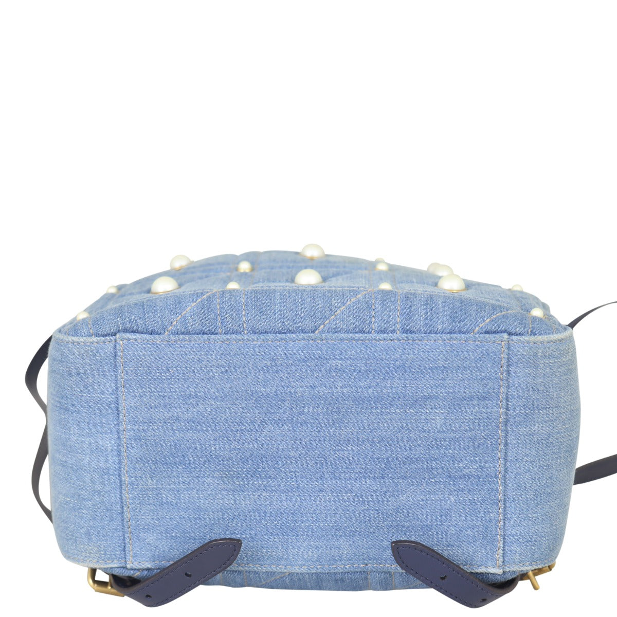 Gucci GG Marmont Denim Backpack Base

