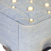 Gucci GG Marmont Denim Backpack Corner

