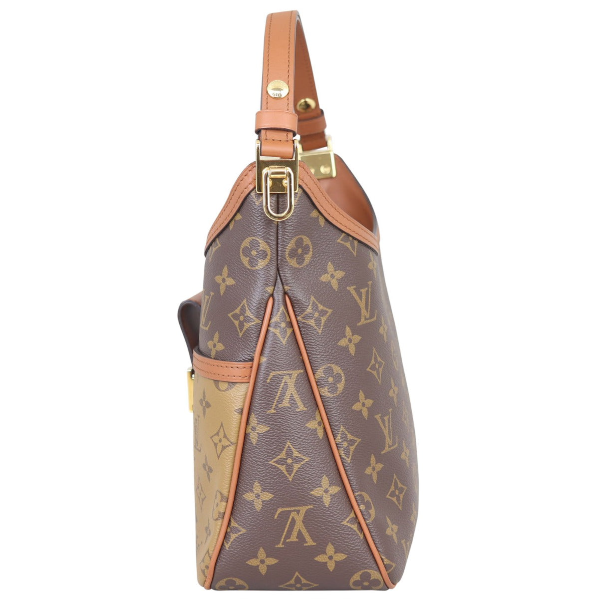 Louis Vuitton Dauphine Hobo PM Reverse Monogram Side
