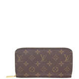 Louis Vuitton Zippy Wallet Monogram Front
