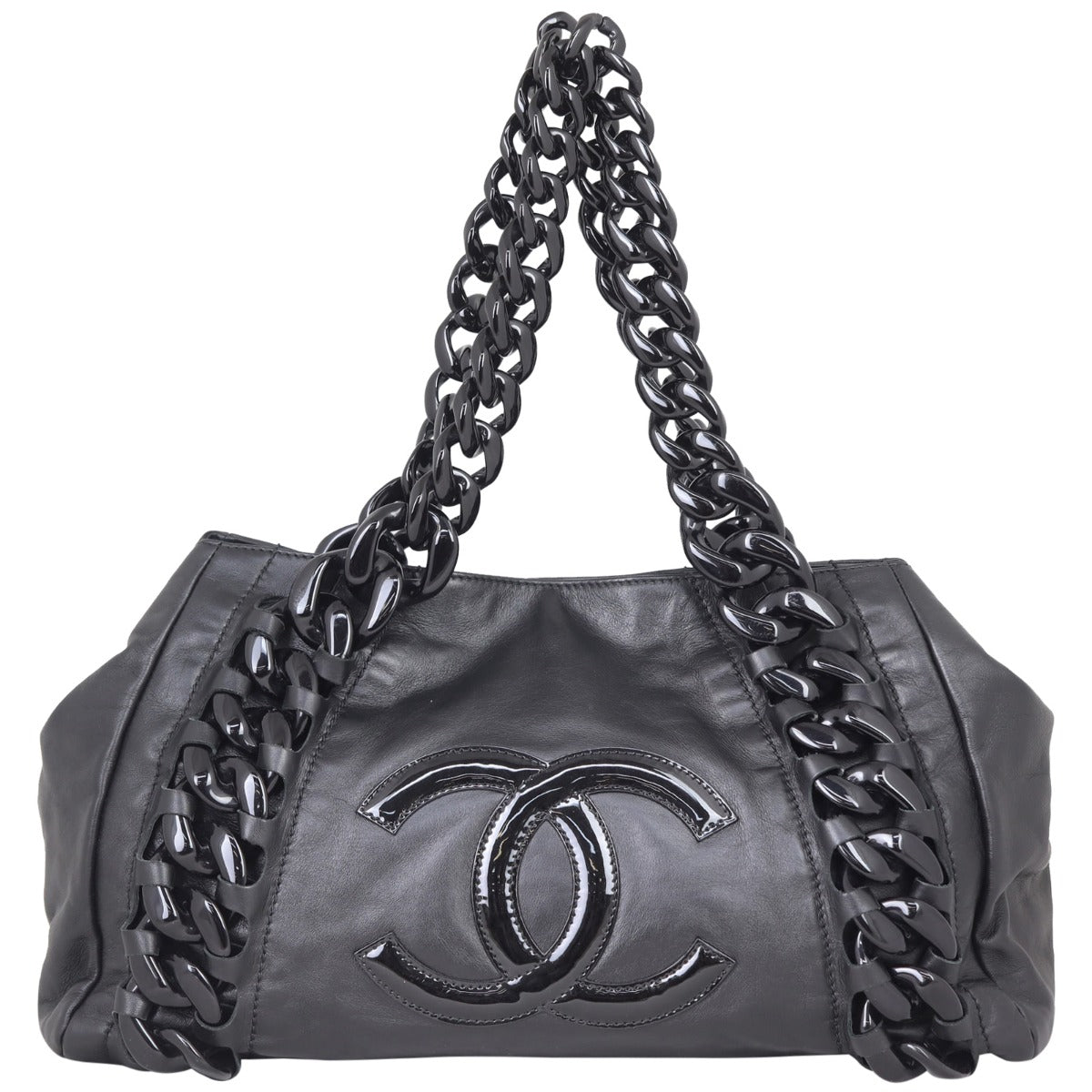 Chanel Modern Chain East West Tote Front
