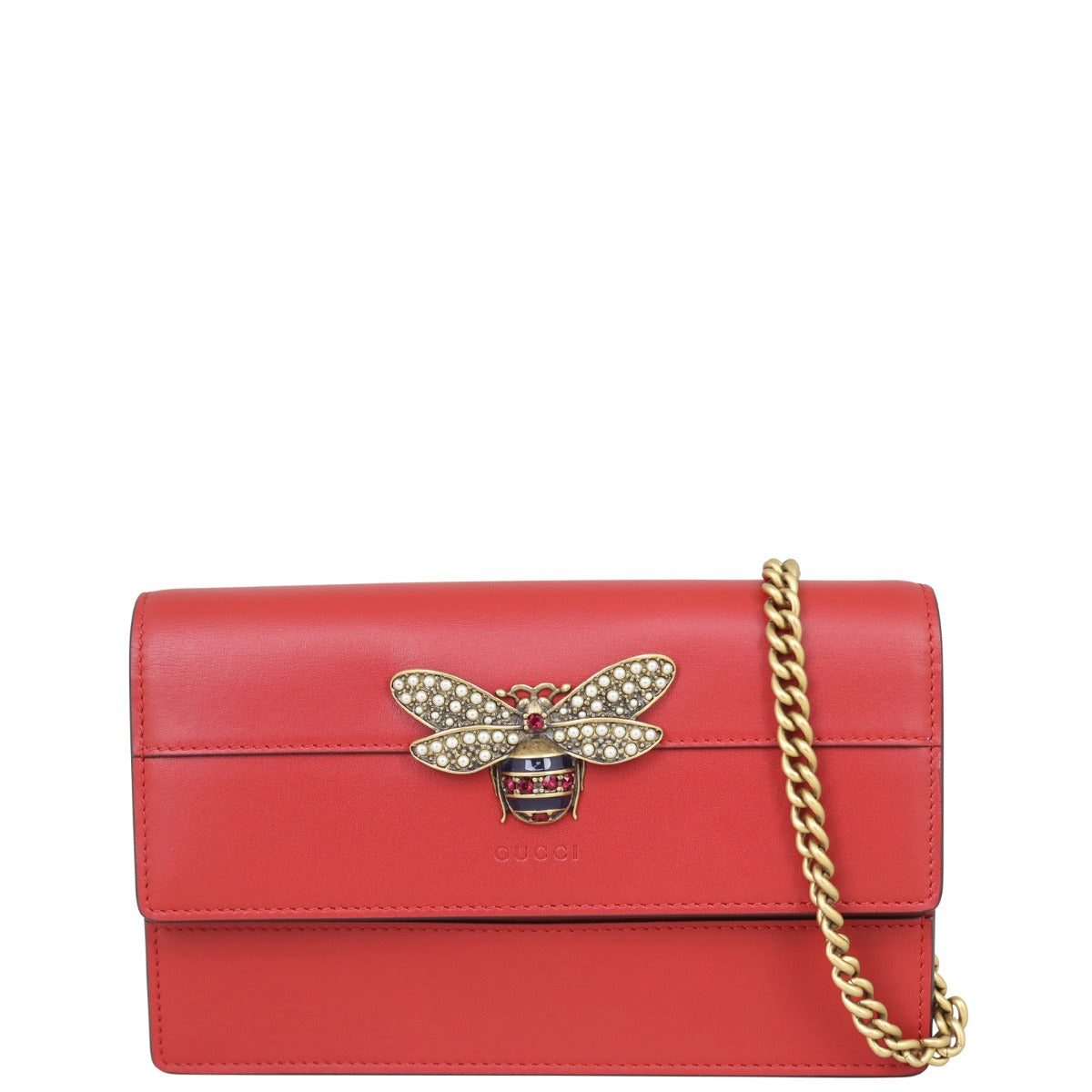 Gucci Queen Margaret Wallet on Chain Front
