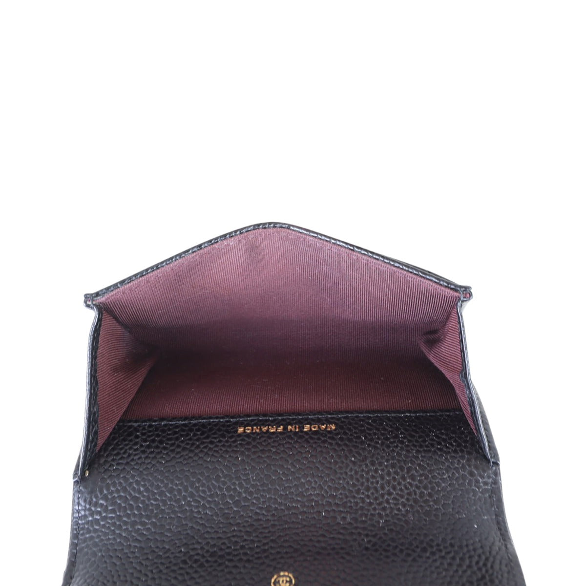 Chanel Classic Card Holder Whole interior
