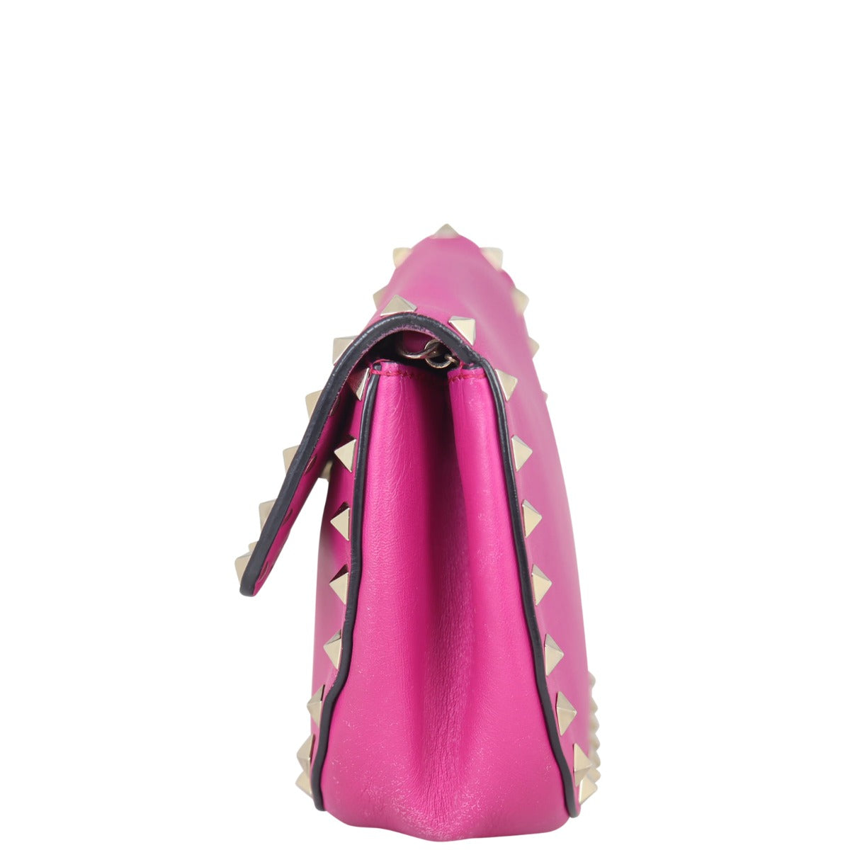 Valentino Rockstud Mini Saddle Bag Side
