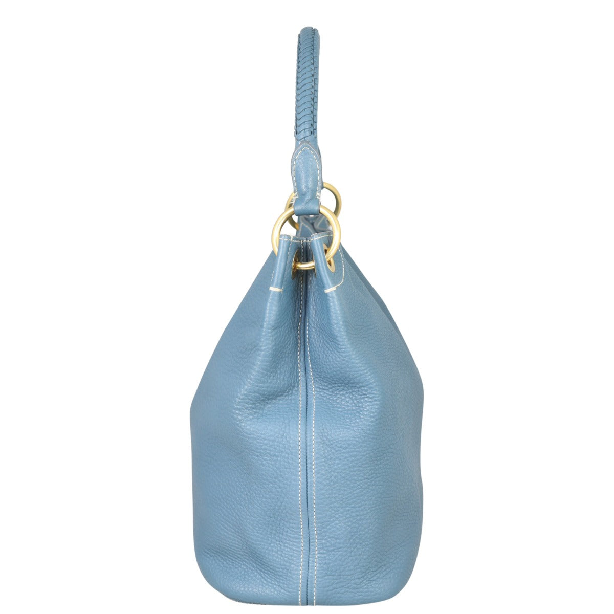 Prada Vitello Daino Hobo Side
