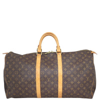 Louis Vuitton Keepall 55 Monogram Front
