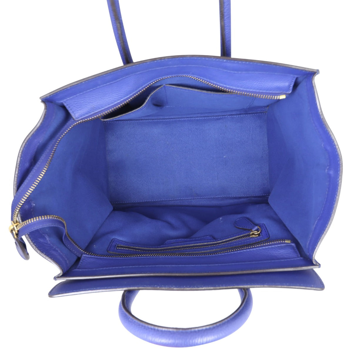 Celine Mini Luggage Tote Whole interior
