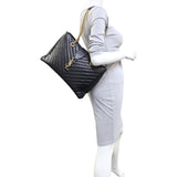 Saint Laurent Chevron Shopping Tote Mannequin
