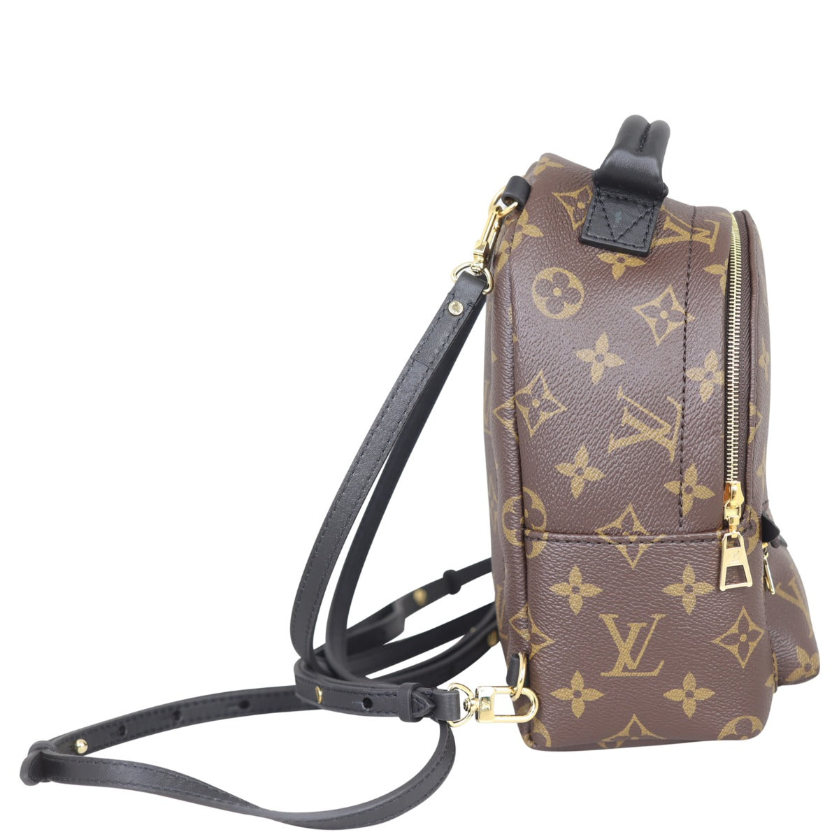 Louis Vuitton Palm Springs Mini Backpack Monogram Side

