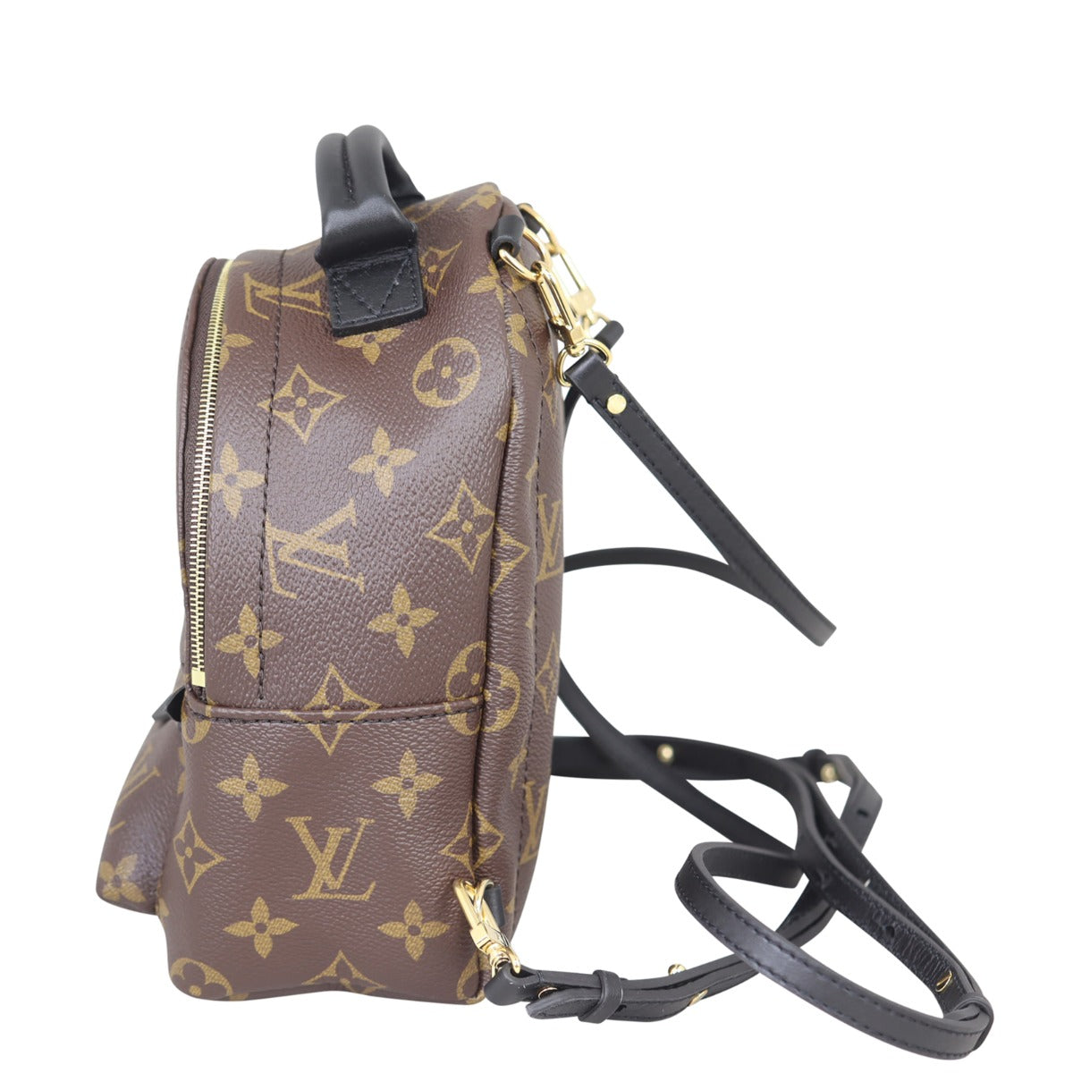 Louis Vuitton Palm Springs Mini Backpack Monogram Side
