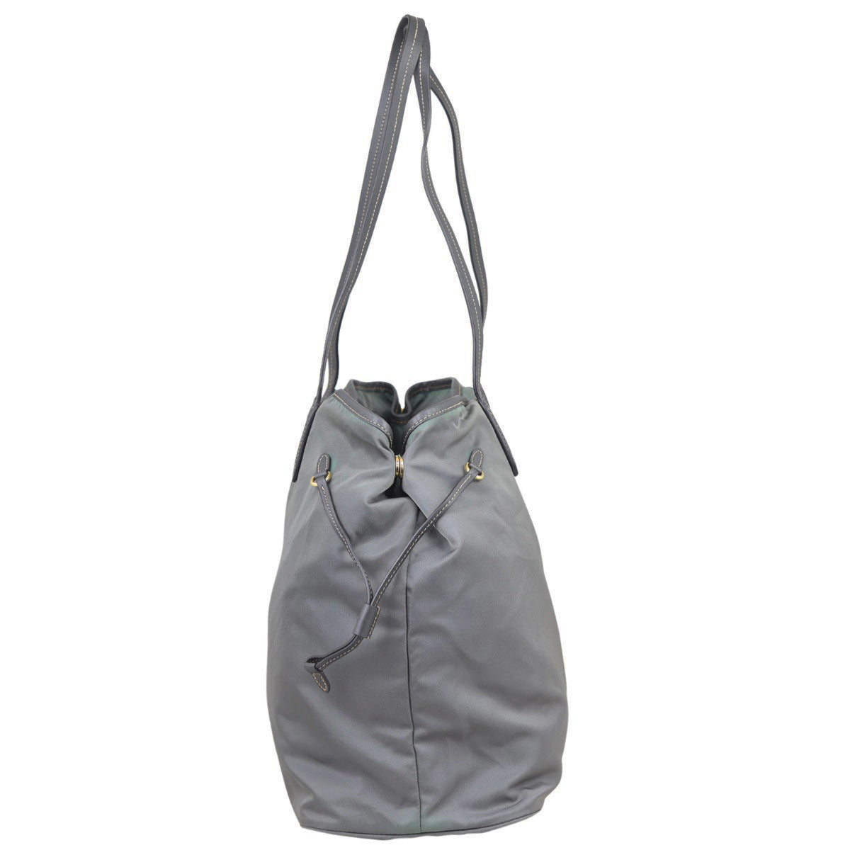 Prada Tessuto Saffiano Shopping Tote Side