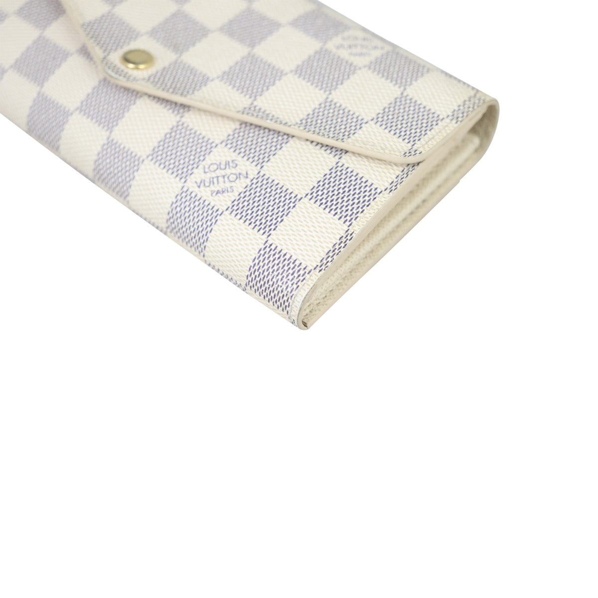 Louis Vuitton Sarah Wallet Damier Azur Corner
