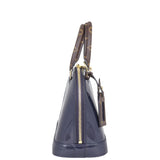 Louis Vuitton Alma BB Vernis Lisse (navy) Side
