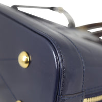 Louis Vuitton Alma BB Vernis Lisse (navy) Corner
