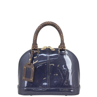 Louis Vuitton Alma BB Vernis Lisse (navy) Front
