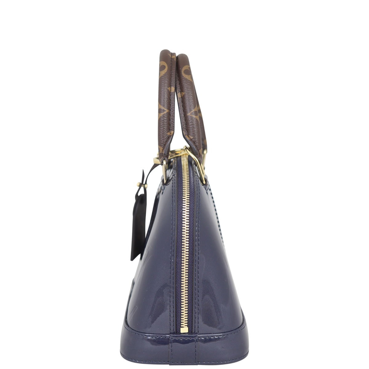 Louis Vuitton Alma BB Vernis Lisse (navy) Side
