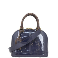 Louis Vuitton Alma BB Vernis Lisse (navy) Front
