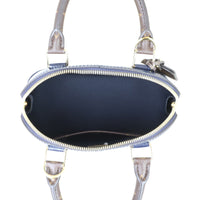 Louis Vuitton Alma BB Vernis Lisse (navy) Whole interior
