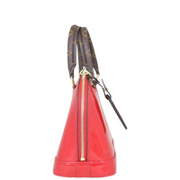 Louis Vuitton Alma BB Vernis Lisse (red) Side
