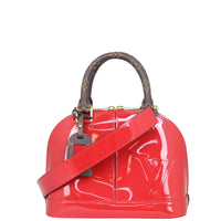 Louis Vuitton Alma BB Vernis Lisse (red) Front
