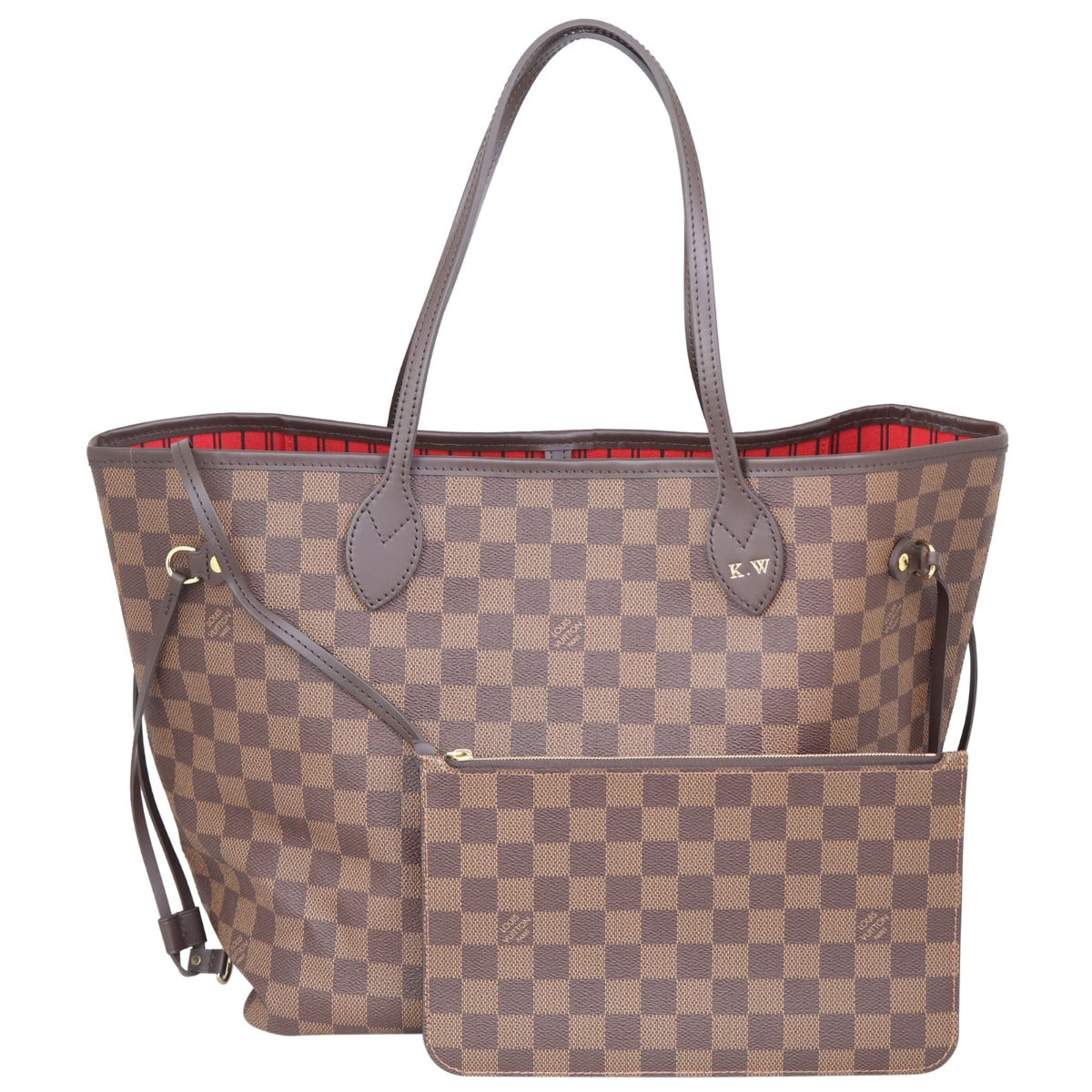 Louis Vuitton Neverfull MM Damier Ebene Front
