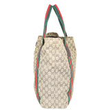 Gucci GG Web Sherry Line Tote Side
