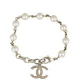 Chanel CC Pearl Bracelet Front
