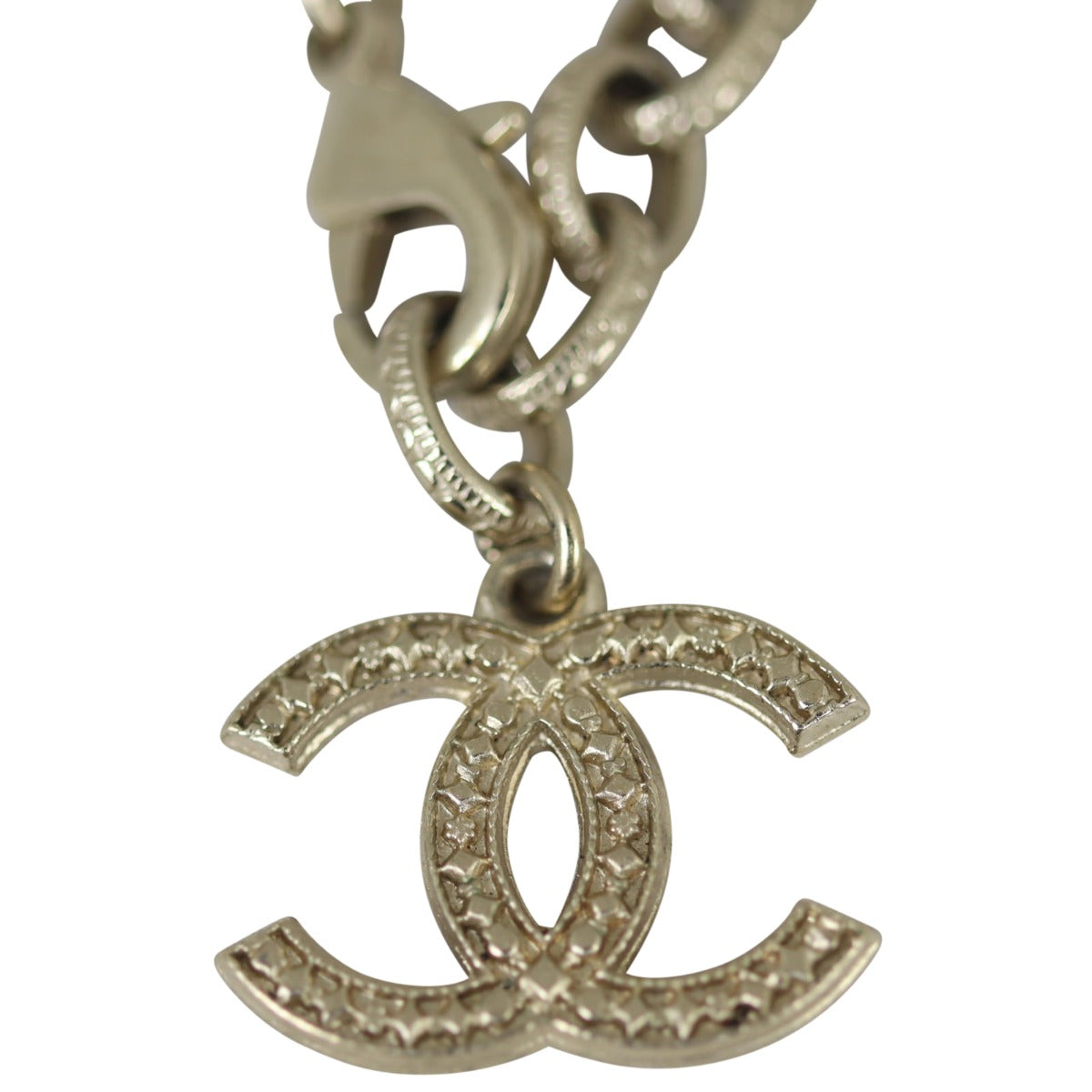 Chanel CC Pearl Bracelet Pendant