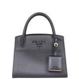Prada Saffiano Monochrome Small Bag Front
