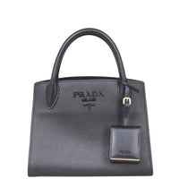 Prada Saffiano Monochrome Small Bag Front
