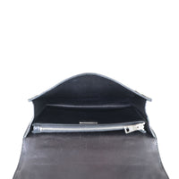 Prada Saffiano Lux Sound Crystal Studded Crossbody Whole interior
