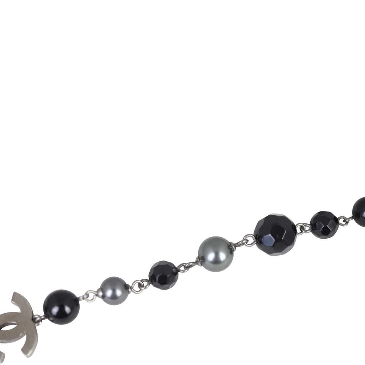 Chanel CC Bead Long Necklace Corner

