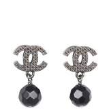Chanel CC Bead Earrings Front

