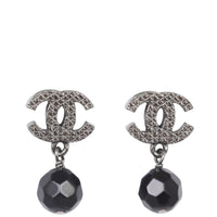 Chanel CC Bead Earrings Front
