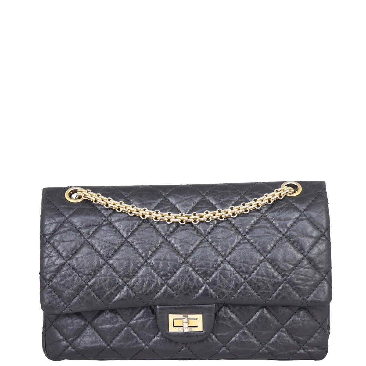Chanel 2.55 Reissue 226 Double Flap Bag | Black – Luxe.It.Fwd