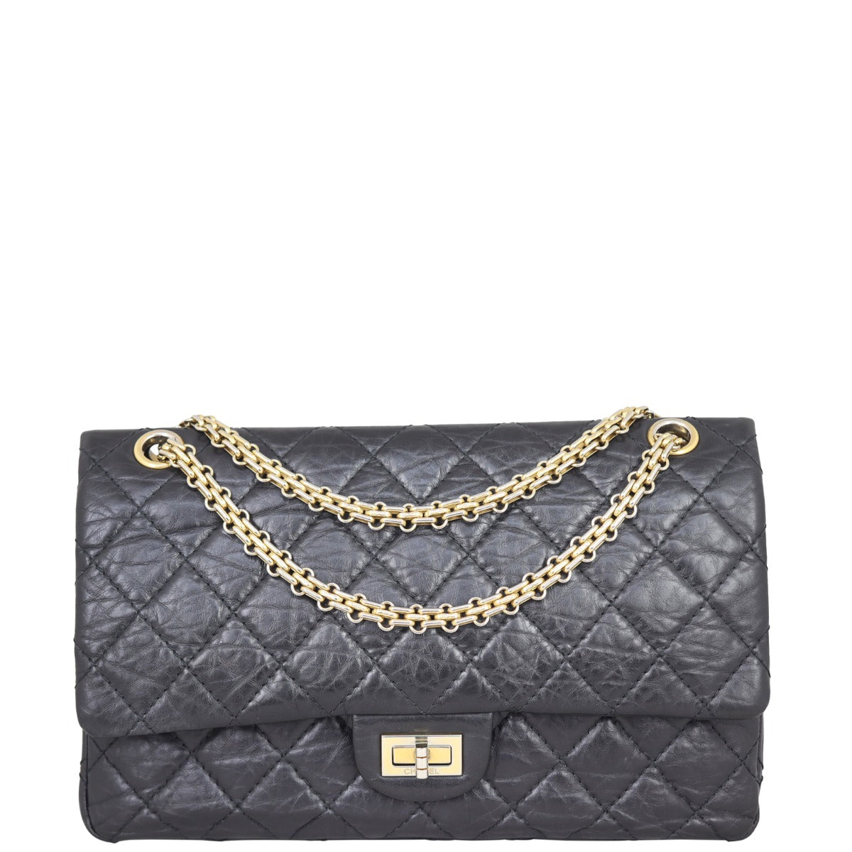 Chanel 2.55 Reissue 226 Double Flap Bag Front
