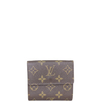 Louis Vuitton Elise Compact Wallet Monogram Back
