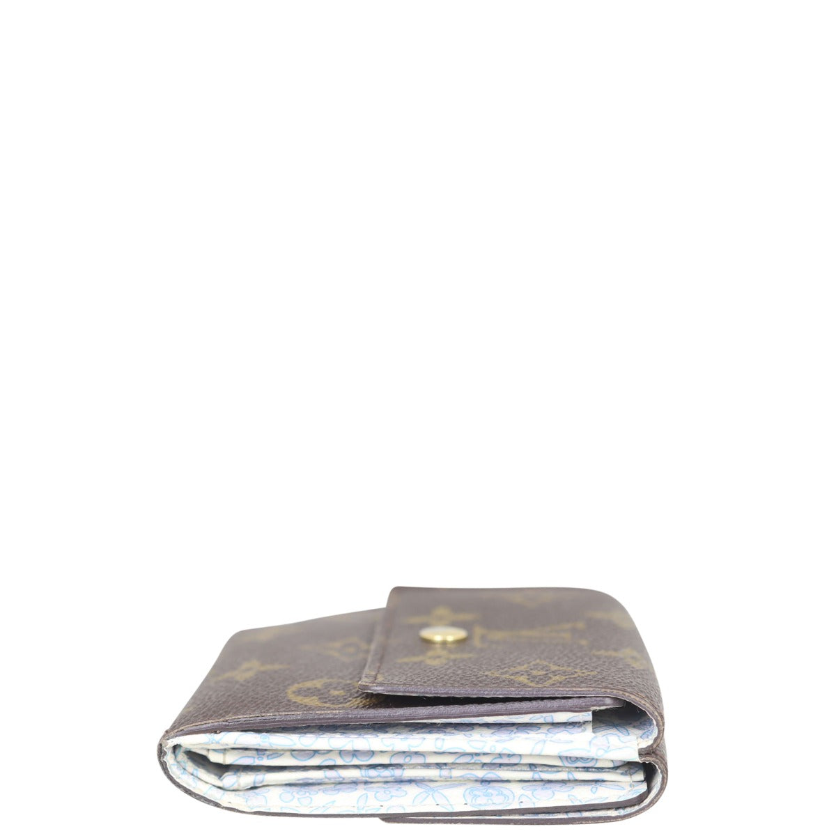Louis Vuitton Elise Compact Wallet Monogram Side
