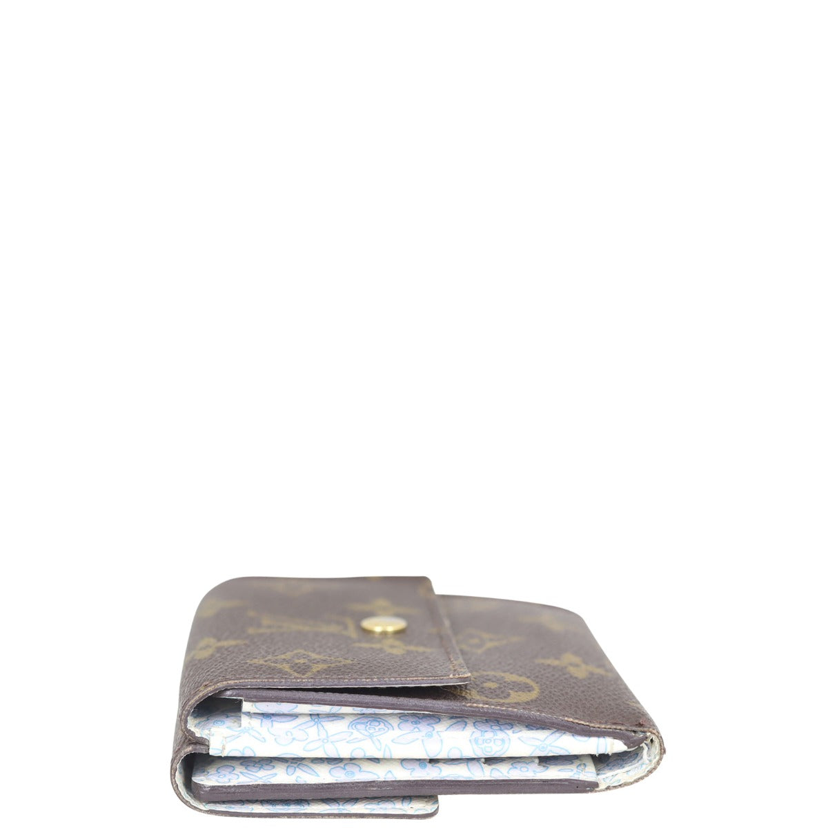 Louis Vuitton Elise Compact Wallet Monogram Side

