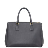 Prada Saffiano Lux Galleria Double Zip Tote Medium Back
